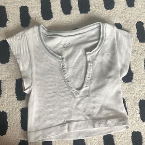 Urban Outfitters Kids Gray Ribbed Tee